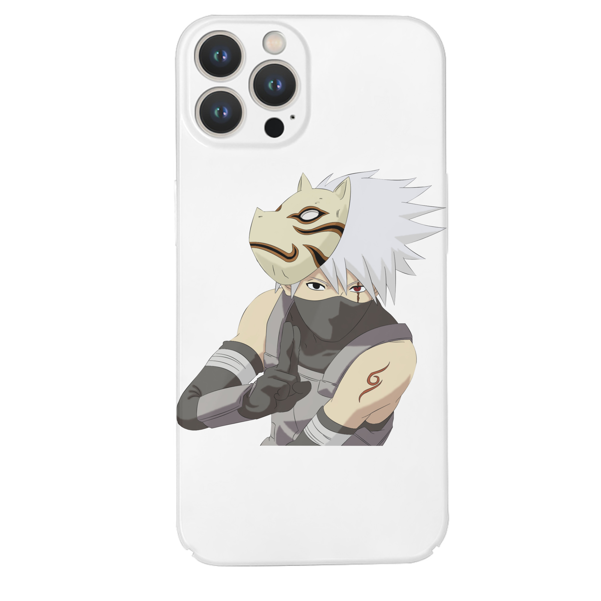 （画像用） NARUTO -ナルト- はたけ カカシ Hatake Kakashi 【iPhone 14シリーズ対応】ハードケース